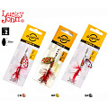 Блесны вращ. Lucky John SPIN X ROUND 02 05.0г CR/GR/SR 3шт. набор