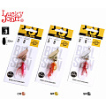Блесны вращ. Lucky John BELL SPIN 03 08.5г C/G/S 3шт. набор