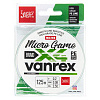 Шнур плетёный Lucky John Vanrex MICRO GAME х4 BRAID Fluo Green 125/008