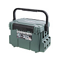 Ящик рыболов. Meiho BUCKET MOUTH BM-7000 Green 475x335x320