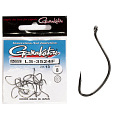 Крючки Gamakatsu LS-3524F NEW LABEL EYED HOOKS BLACK разм. 08 13шт.