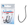 Крючки Gamakatsu LS-4644F HOOKS BLACK разм. 06 6шт.