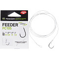 Крючки с поводком FC FEEDER сер. FC105 70см, разм.010, 0,16мм 10шт.