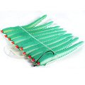 Приманки поролоновые 3D Ex WORM WGn 12см под офсетный крючок размер 1/0, 2/0, 3/0 10шт набор
