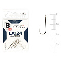 Крючки Cobra Allround ROUND сер. CA124 разм. 008 10шт.