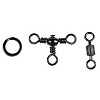 Вертлюги c кольцами заводными. LJ Pro Series SWIVEL & SPLIT RING COMBO Набор 30шт.