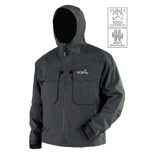 Куртка заброд. Norfin PILOT GRAY 01 р.S