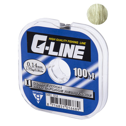 Леска моно. Gamakatsu G-Line COMPETITION 100/014