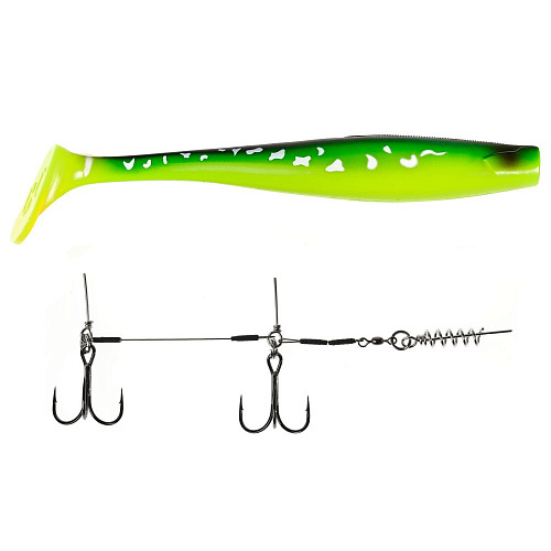 Виброхвост LJ 3D BBS Series GIANT KUBIRA SWIM SHAD 10.3in (26,00)/PG26 1шт.+Stinger XL