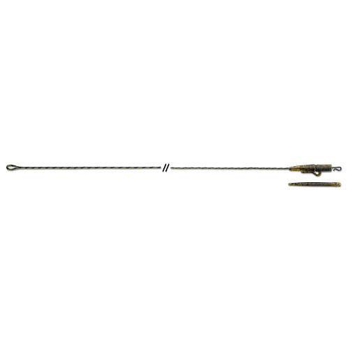 Поводки карп. из ледкора Anakonda S-CLIP Jungle Green c безоп. клип. 60lb 80см 3шт.