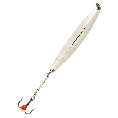 Блесна вертикал. зим. Lucky John NAIL BLADE с цеп. и тр. 55мм S блистер