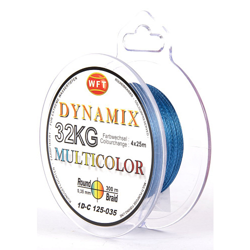 Шнур плетёный WFT KG ROUND DYNAMIX Multicolor 300/035