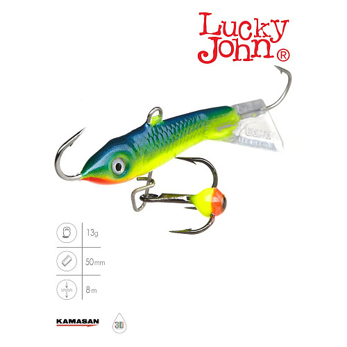 Балансир Lucky John CLASSIC 5 с тр. 50мм/29 блистер