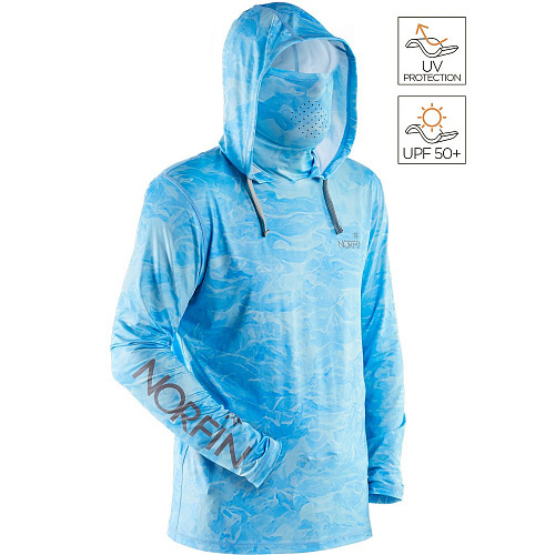 Джемпер Norfin SUN PRO WAVES HOODIE BLUE 05 р.XXL