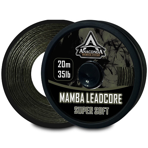 Ледкор Anakonda SUPER SOFT MAMBA Matte Green 35lb 20м