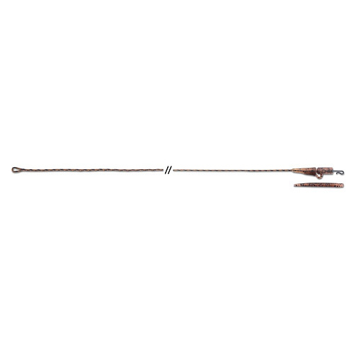 Поводки карп. из ледкора Anakonda S-CLIP Jungle Brown c безоп. клип. 60lb 80см 3шт.