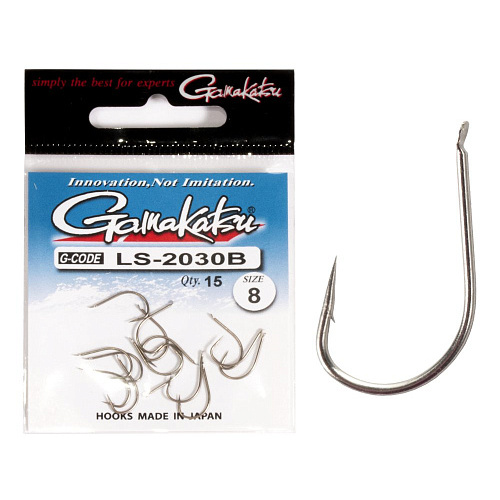 Крючки Gamakatsu LS-2030B NEW LABEL HOOKS BRONZE разм. 08 15шт.